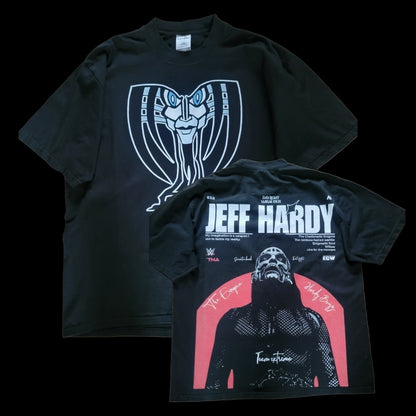 JEFF HARDY ON SHAKA HEAVY GARMET DYED T"WRESTLING
