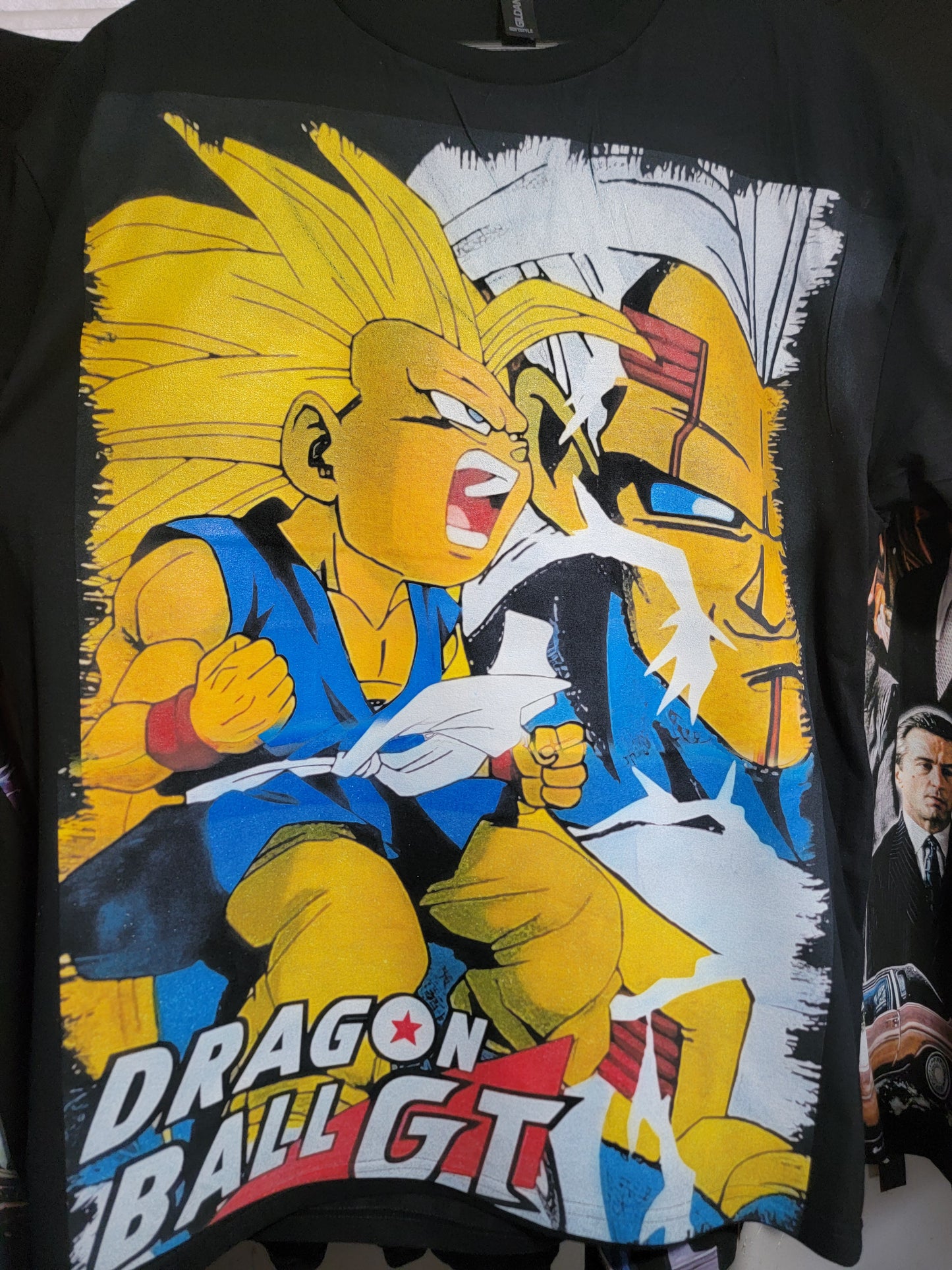 DRAGON BALL Z GT On HEAVYWEIGHT GARMET DYED T SHIRT