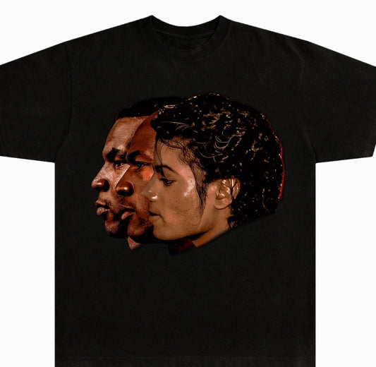 THE Greatest Mike the trinity ON SHAKA HEAVYWEIGHT GARMET DYED T SHIRT