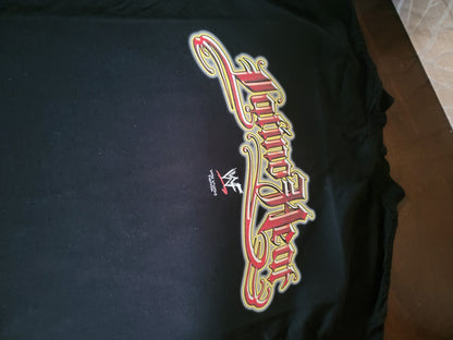 LATINO HEAT EDDIE GUERRERO  "MODERN" ON SHAKA HEAVYWEIGHT GARMET DYED T SHIRT "WRESTLING