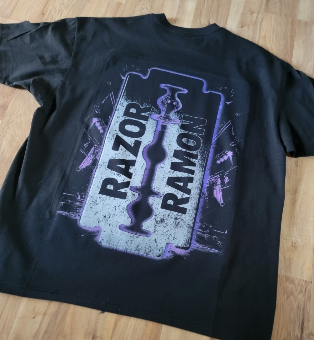 Razor Ramon SHAKA HEAVYWEIGHT GARMET DYED T SHIRT (WRESTLING