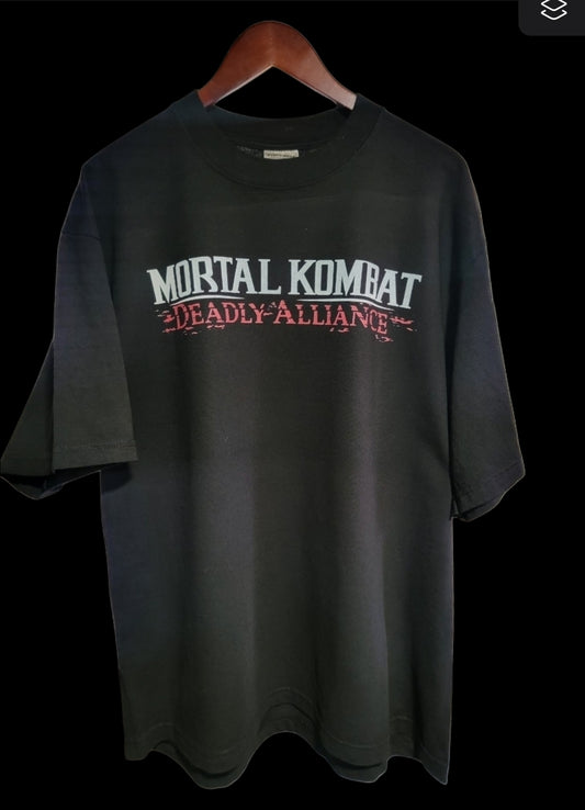 Mortal Kombat Deadly Alliance ON SHAKA HEAVYWEIGHT GARMET DYED T SHIRT