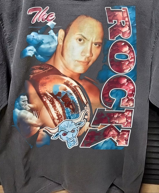 Eddie guerrero vs batista ON SHAKA HEAVYWEIGHT GARMET DYED T SHIRT