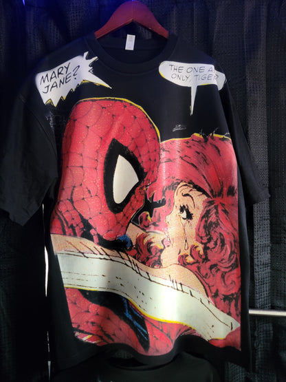 SPIDERMAN MARYJANE ON SHAKA HEAVY GARMET DYED T