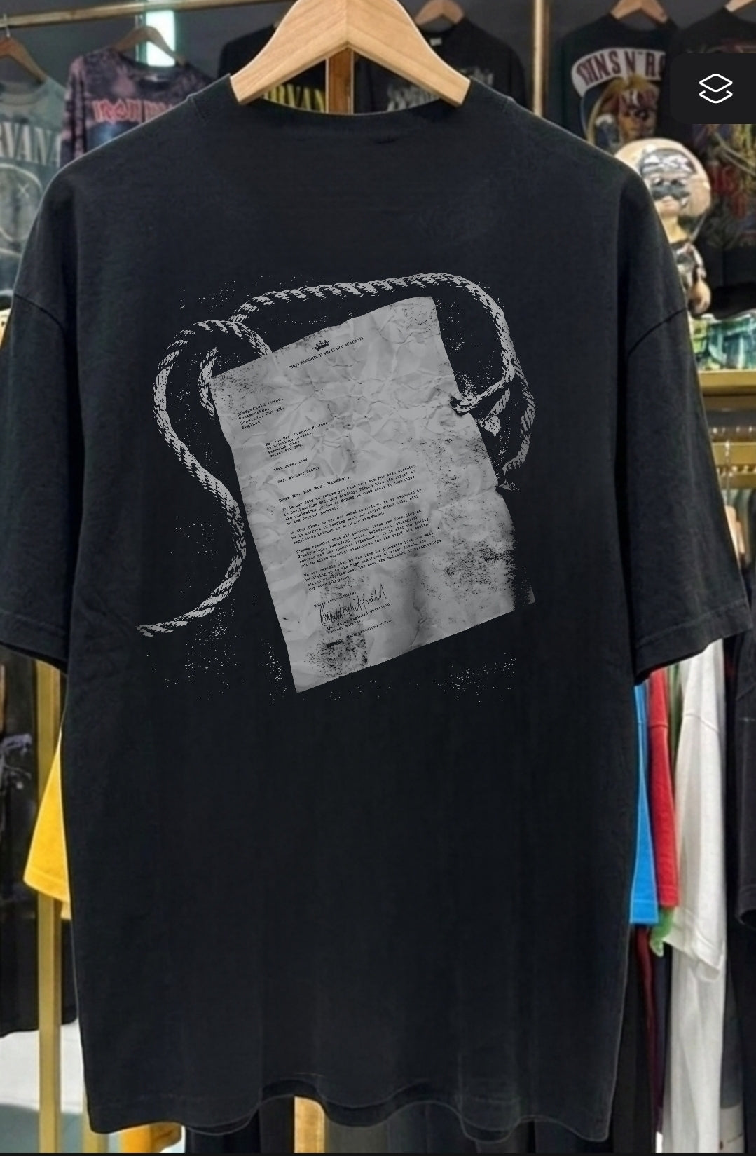 SLAYER MANDITORY SUICIDE On SHAKA HEAVYWEIGHT GARMET SHIRT