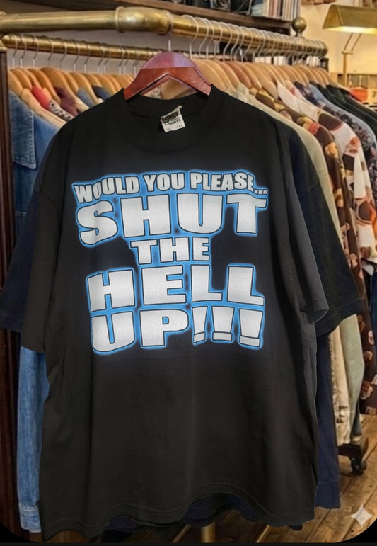 Chris Jericho Y2J WWE Shut The Hell Up ON Premium HEAVY GARMET DYED