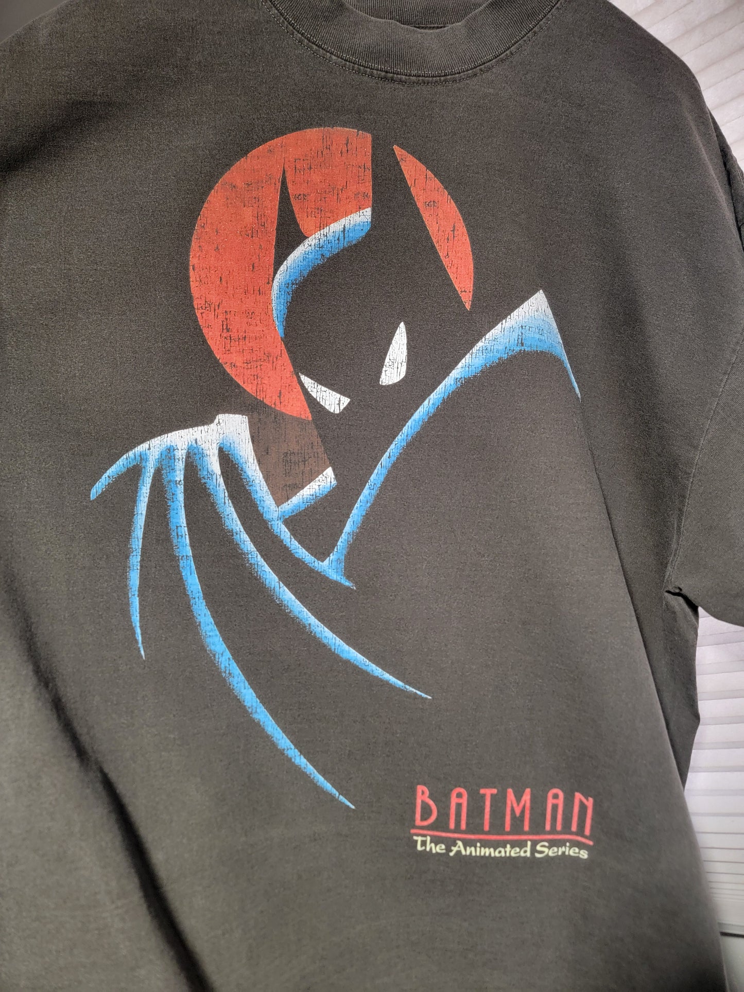 Batman animated series ON SHAKA HEAVY GARMET DYED T