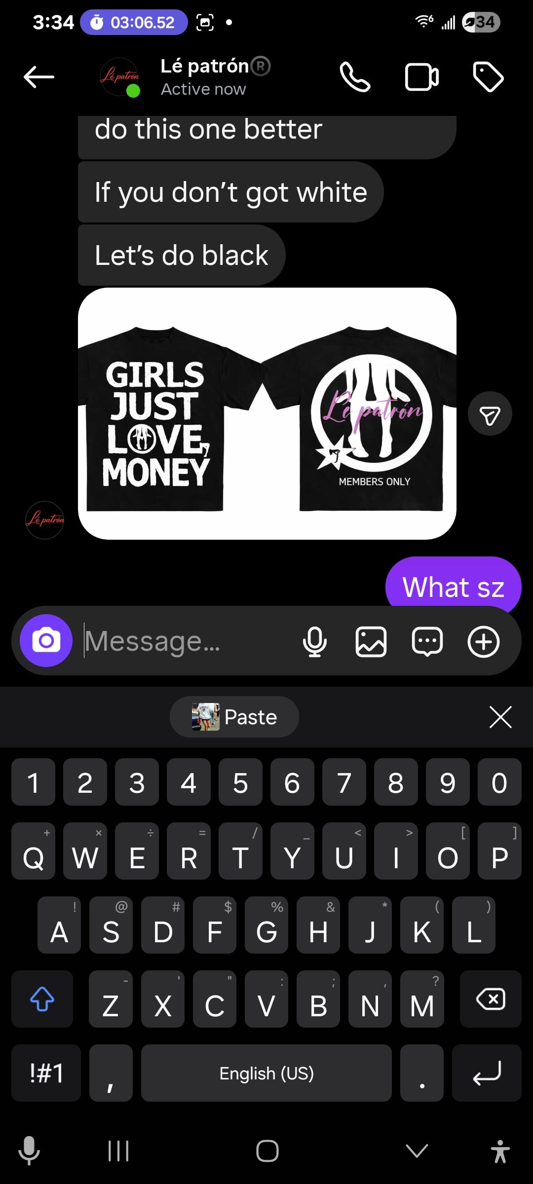 SZ 2Xl and, SZ MED shaka active