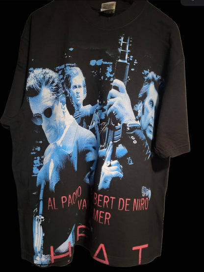 HEAT JUMBO PRINT ON SHAKA HEAVYWEIGHT GARMET DYED T SHIRT