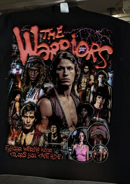 THE WARRIORS ON SHAKA HEAVYWEIGHT GARMET DYED T SHIRT