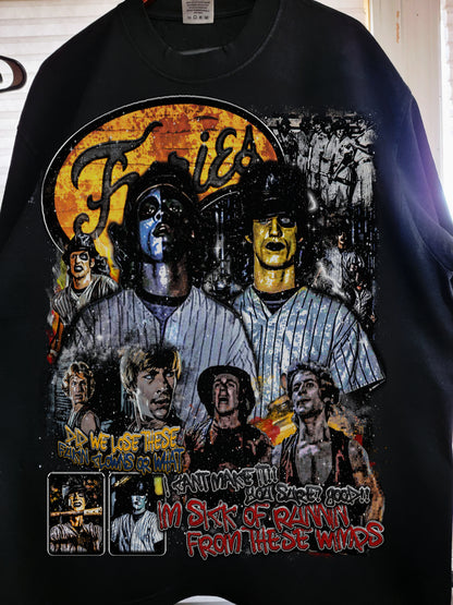 BASEBALL FURIES ON SHAKA HEAVYWEIGHT GARMET DYED "MOVIES " WARRIORS