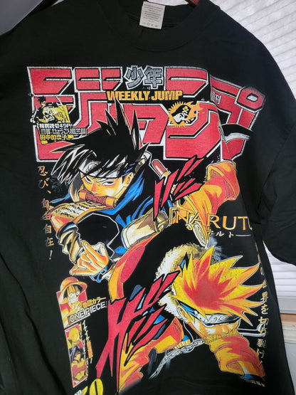 NARUTO ON SHAKA HEAVYWEIGHT GARMET DYED T SHIRT