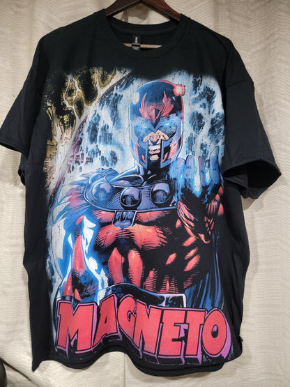 MAGNETO ON SHAKA HEAVYWEIGHT GARMET DYED T SHIRT