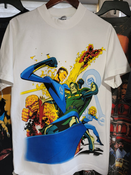 FANTASTIC FOUR ON SHAKA HEAVYWEIGHT GARMET DYED T SHIRT