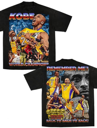 KOBE ON SHAKA HEAVYWEIGHT GARMET DYED T SHIRT