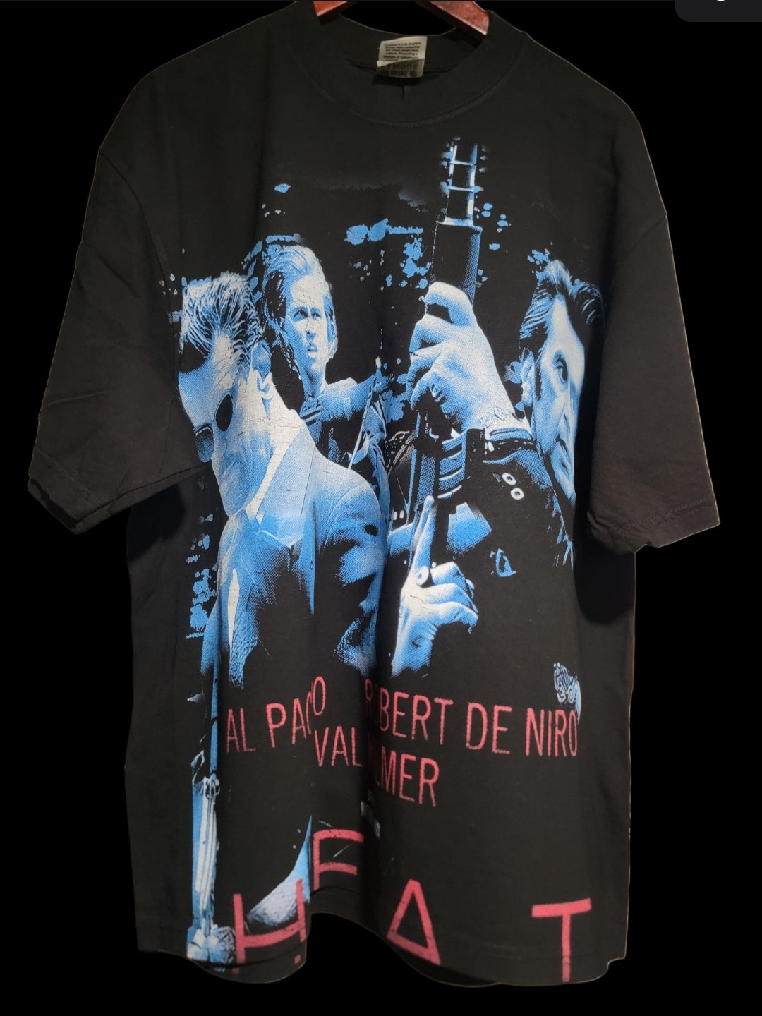 HEAT JUMBO PRINT ON SHAKA HEAVYWEIGHT GARMET DYED T SHIRT