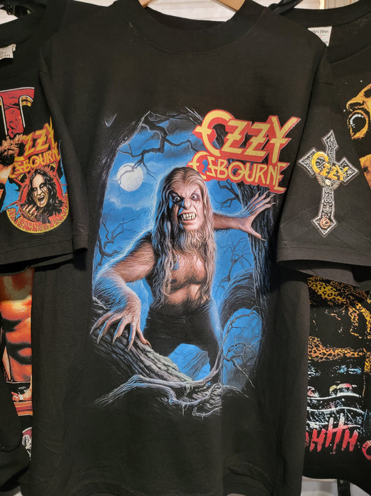 OZZY WITH SLEEVE HITS ON SHAKA HEAVYWEIGHT GARMET DYED T SHIRT