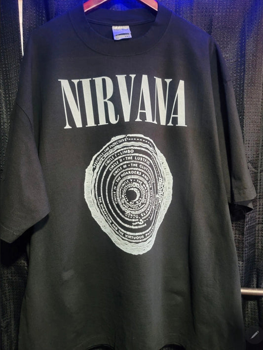 Nirvana vestibule ON SHAKA HEAVYWEIGHT GARMET DYED T SHIRT