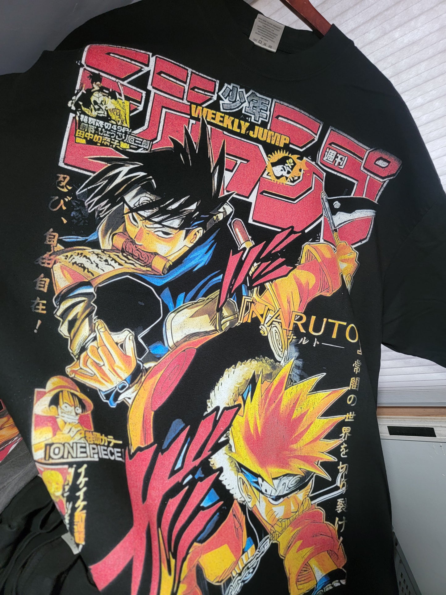 NARUTO ON SHAKA HEAVYWEIGHT GARMET DYED T SHIRT