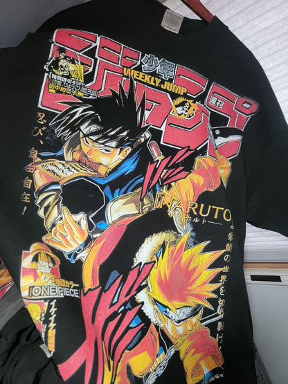 NARUTO ON SHAKA HEAVYWEIGHT GARMET DYED T SHIRT