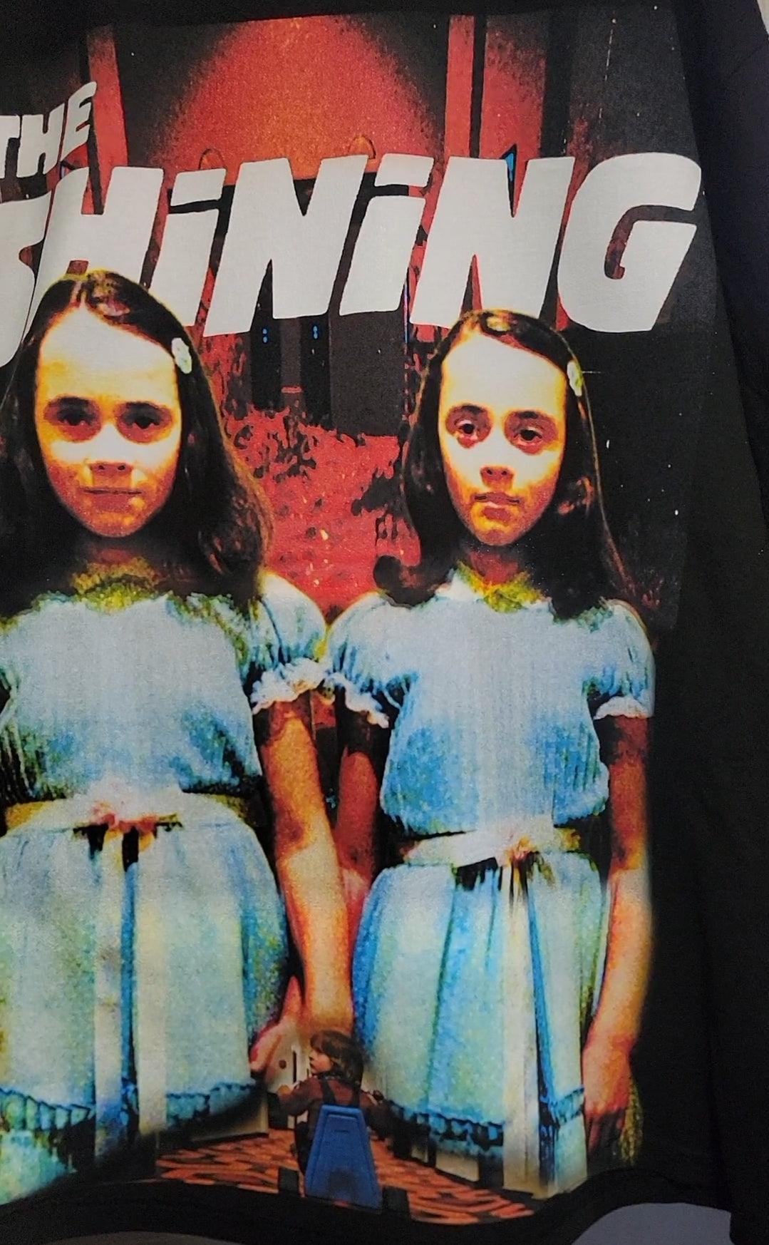 THE SHINING BIG WHEEL VERSION ON SHAKA HEAVYWEIGHT GARMET DYED T SHIRT