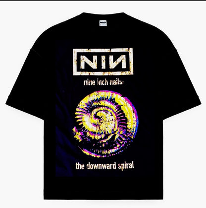 NINE INCH NAILS ON SHAKA HEAVYWEIGHT GARMET DYED T SHIRT