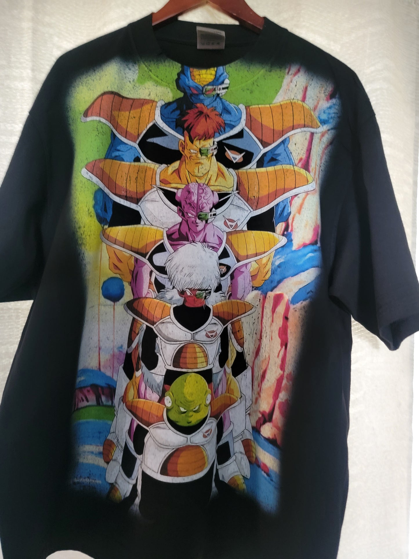 GINYU FORCE DRAGON BALL Z ON SHAKA HEAVYWEIGHT GARMET DYED T SHIRT, Big print