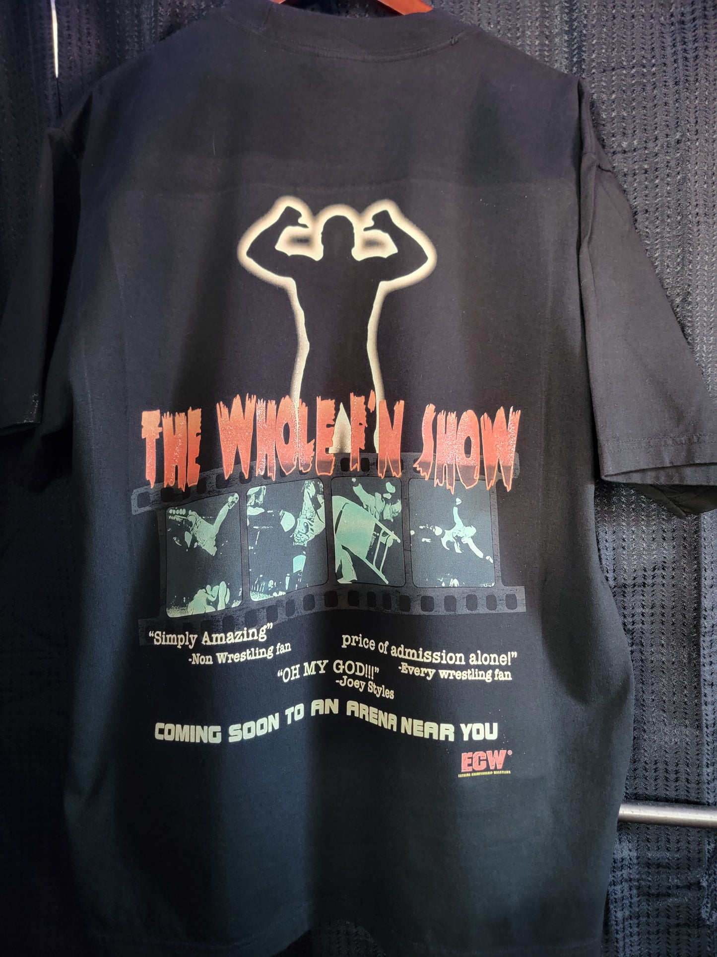 ROB VAN DAM THE WHOLE FKN SHOW ON SHAKA HEAVY GARMET DYED T (Wrestling