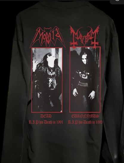 MAYHEM MORBID ON HEAVYWEIGHT SHIRT