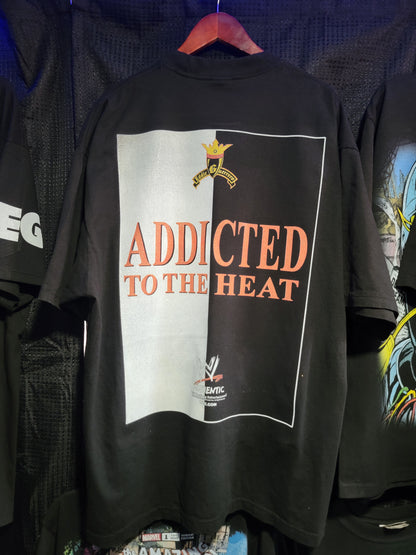 LATINO HEAT ON SHAKA HEAVYWEIGHT GARMET DYED T SHIRT "WRESTLING