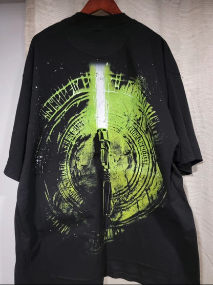 YODA  ON SHAKA HEAVYWEIGHT GARMET DYED T SHIRT