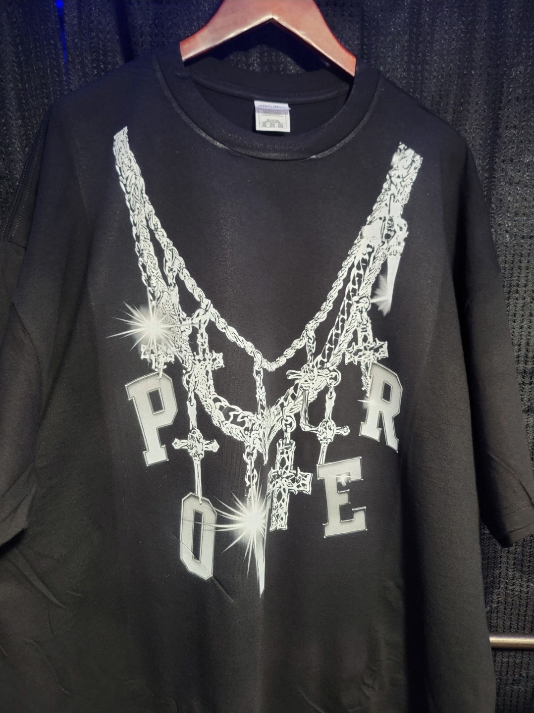 BY THE POWER OF GOD T SHIRT (Necklace)