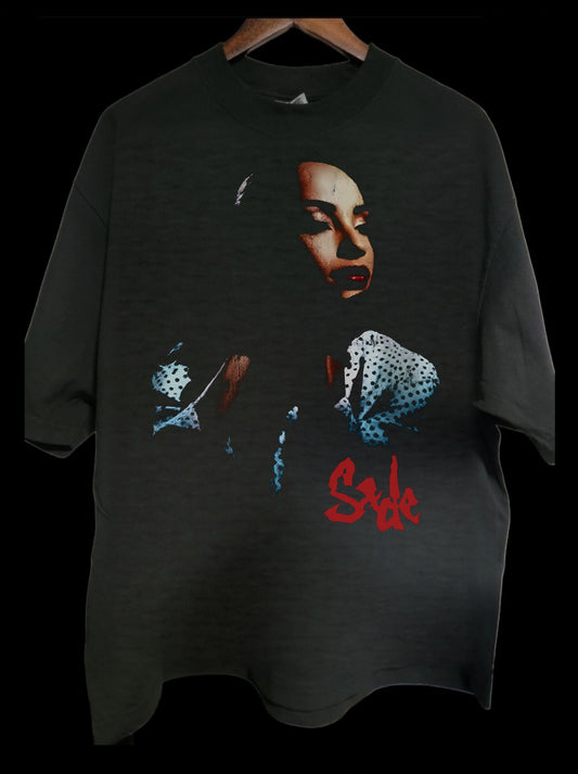 1993 Sade Summer Tour T-Shirt Black - front