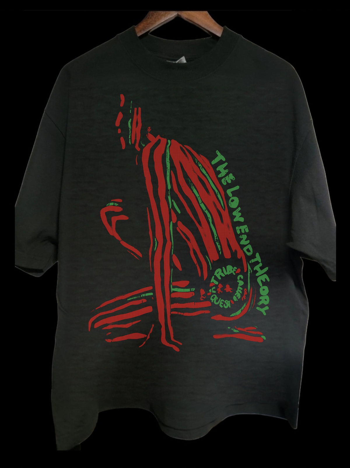 1991 Tribe Called Quest Low End Theory custom printed tee, front