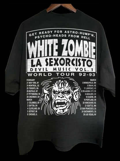 White Zombie La Sexorcisto World Tour 92-93 back